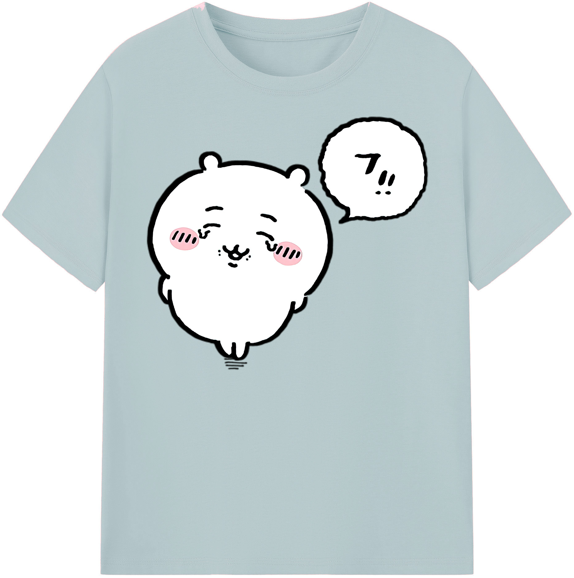 （画像用） ちいかわ ちいかわ Chii-kawa chiikawa 綿100％半袖Tシャツ（フロントプリント）
